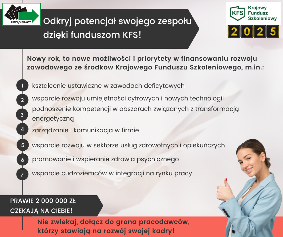 Krajowy Fundusz Szkoleniowy - wyzwania i priorytety w roku 2025