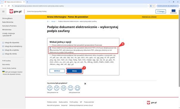 Instrukcja podpisywania elektronicznego dokumentów typu pdf 4