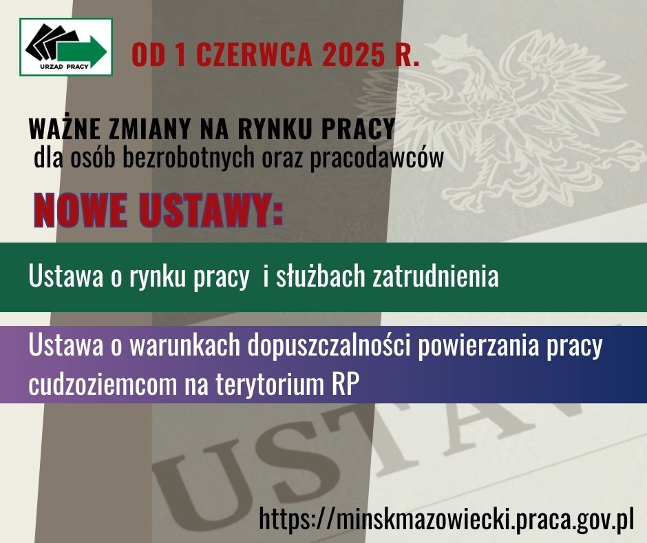 Zdjęcie artykułu UWAGA – WAŻNE ZMIANY NA RYNKU PRACY!!