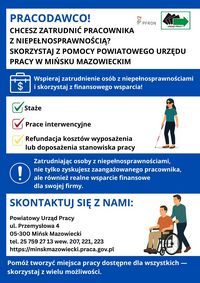 Zdjęcie artykułu Pracodawco! Chcesz zatrudnić pracownika z niepełnosprawnością?