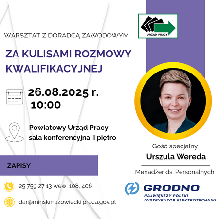 Zdjęcie artykułu Warsztat z doradcą zawodowym za kulisami rozmowy kwalifikacyjnej