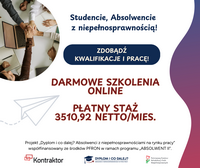 Zdjęcie artykułu Zaproszenie do udziału w projekcie "Dyplom i co dalej? Absolwenci z niepełnosprawnościami na rynku pracy"