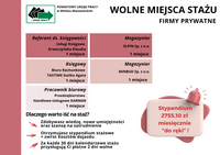 Obrazek dla: Aktualizacja - ostatnie wolne miejsca stażowe!