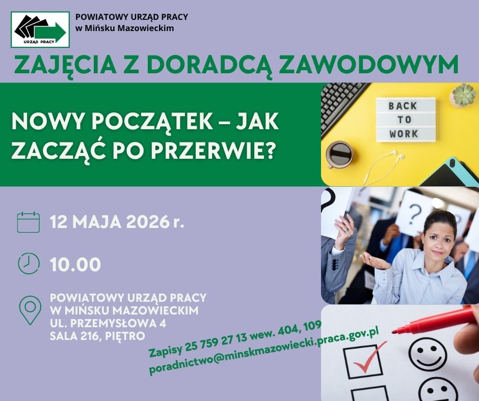 Obrazek dla: Nowy początek - jak zacząć po przerwie?
