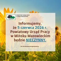 Obrazek dla: Informacja dotycząca godzin pracy Powiatowego Urzędu...
